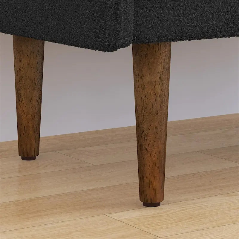 Velvet Storage Stool with Lid, Storage Ottoman Bench for Bedroom Living Room