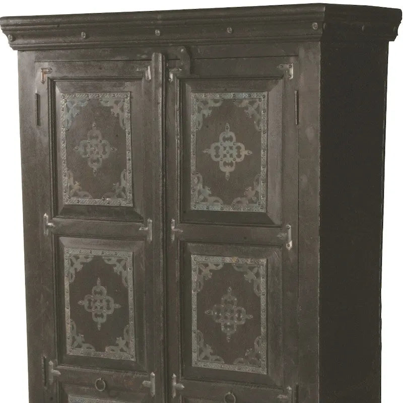 72 Dark Brown Solid Wood Pantry Or Storage Closet - 36" x 72" x 16"