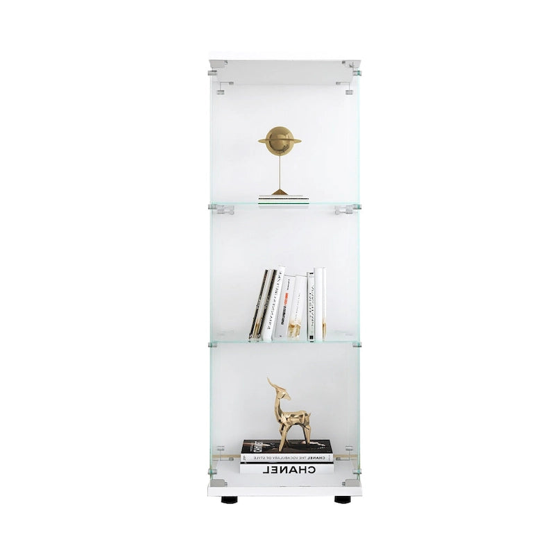 Glass Display Curio Cabinets for Living Room, Bedroom, Office