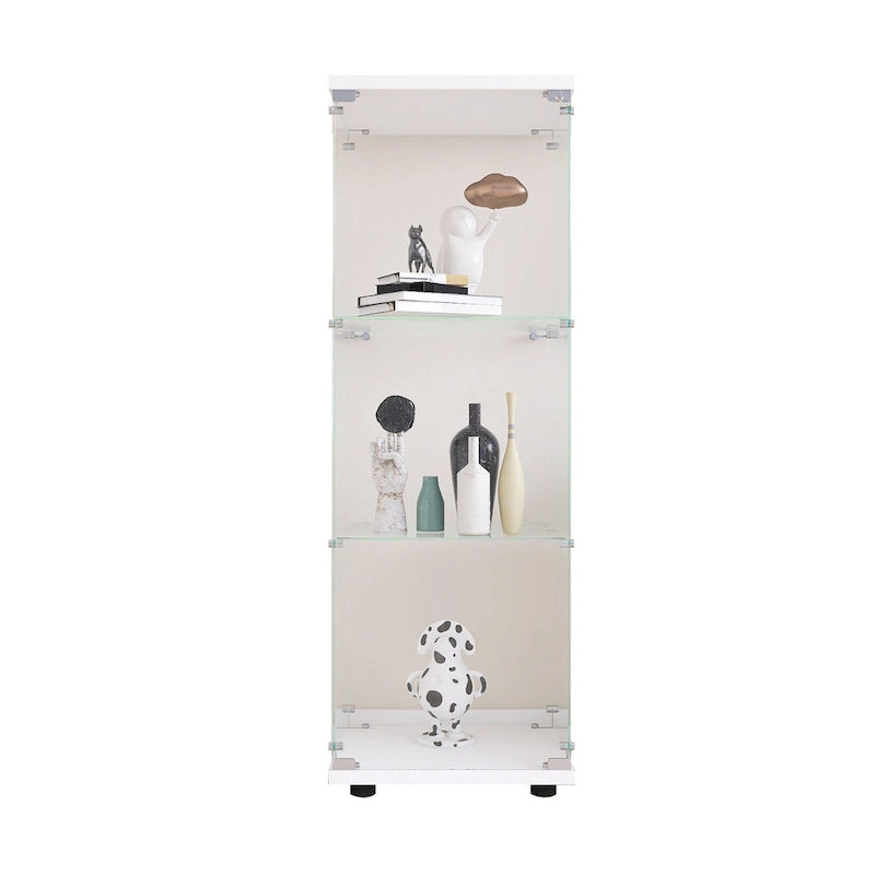 Glass Display Curio Cabinets for Living Room, Bedroom, Office