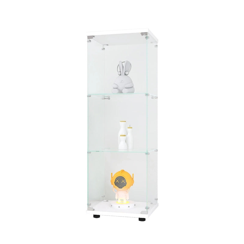 Glass Display Curio Cabinets for Living Room, Bedroom, Office