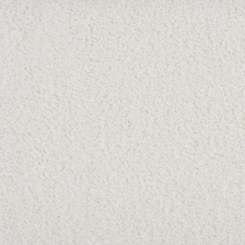 Modern and Contemporary Ivory Boucle Upholstered Storage Bench