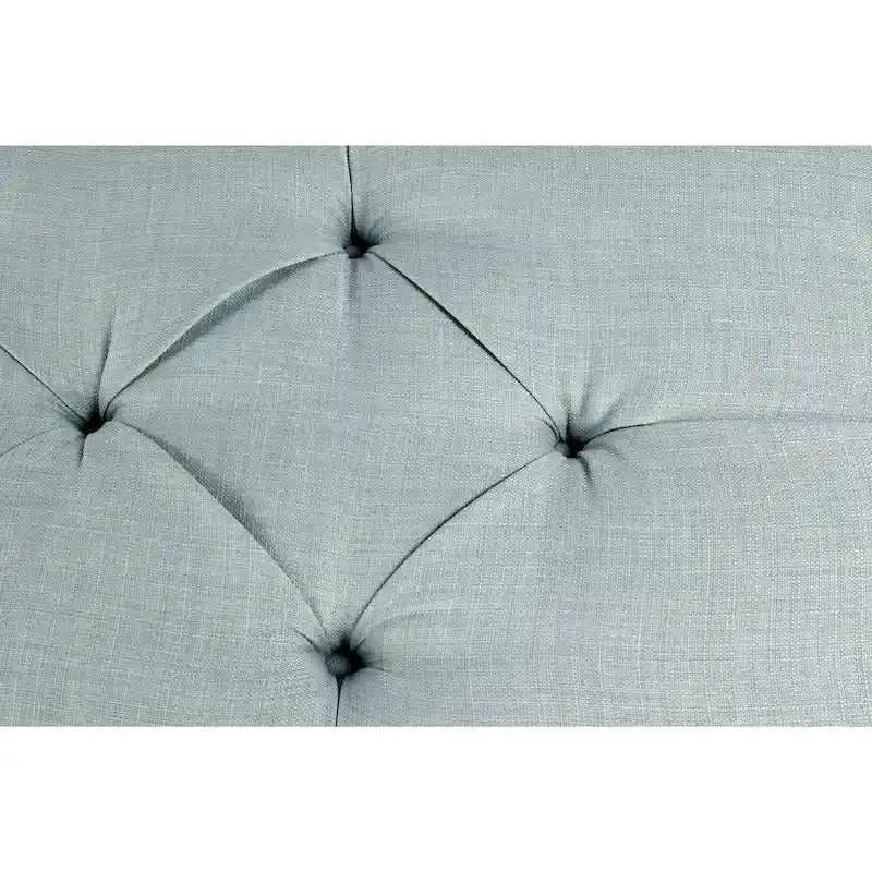 Diamond Tufted Upholstered Long Storage Bench Ottoman