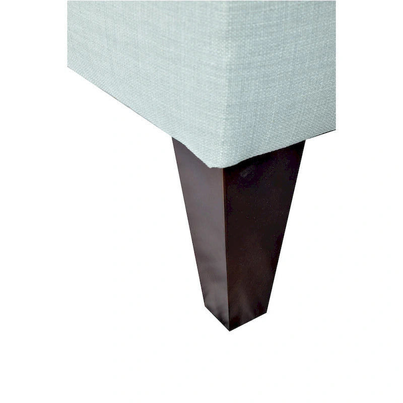 Diamond Tufted Upholstered Long Storage Bench Ottoman