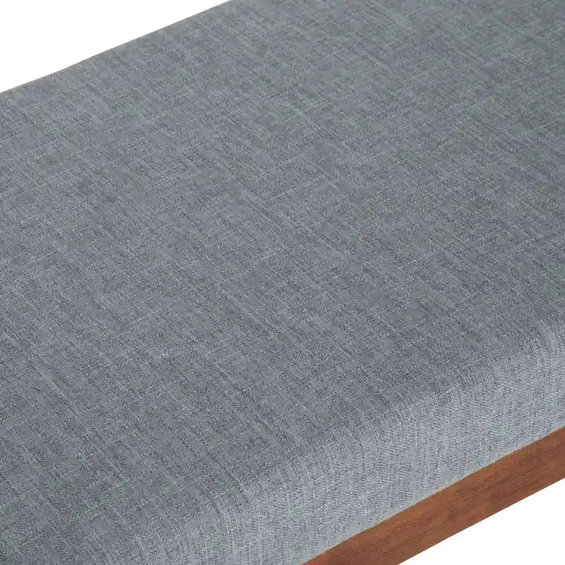 48 inch Wide Mid Century Modern Rectangle Ottoman Bench