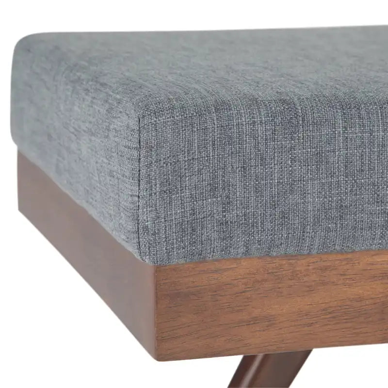 48 inch Wide Mid Century Modern Rectangle Ottoman Bench