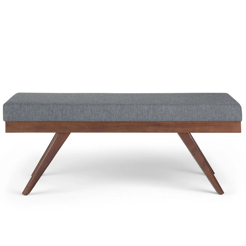 48 inch Wide Mid Century Modern Rectangle Ottoman Bench