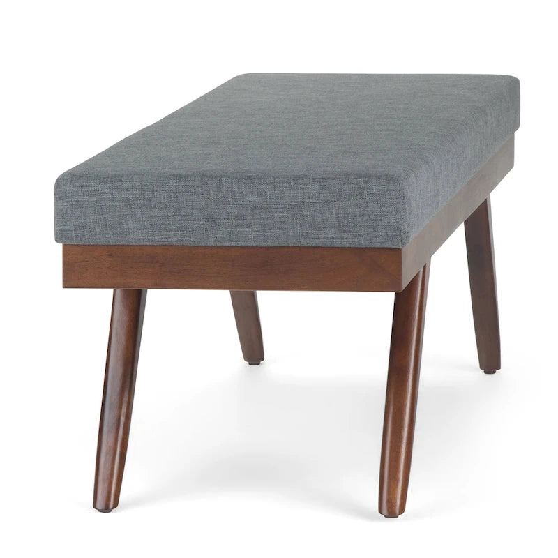 48 inch Wide Mid Century Modern Rectangle Ottoman Bench