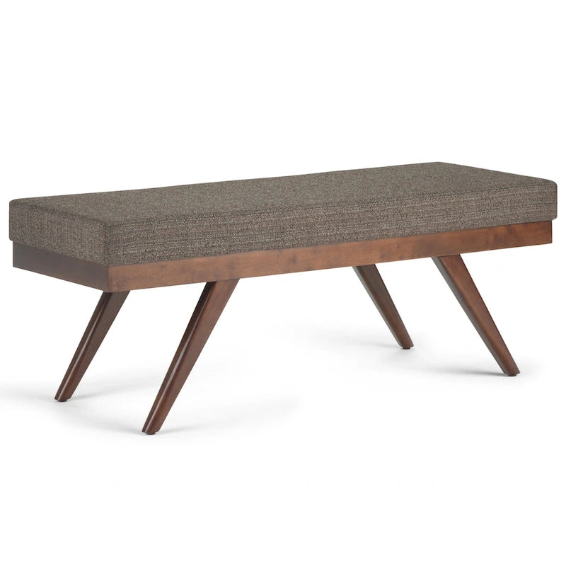 48 inch Wide Mid Century Modern Rectangle Ottoman Bench