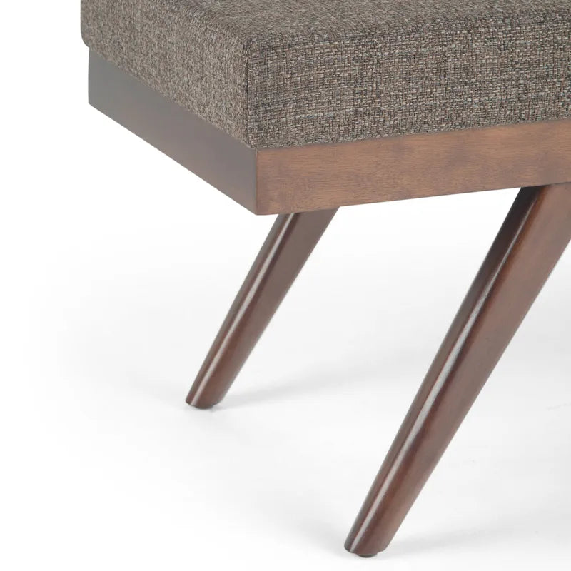 48 inch Wide Mid Century Modern Rectangle Ottoman Bench