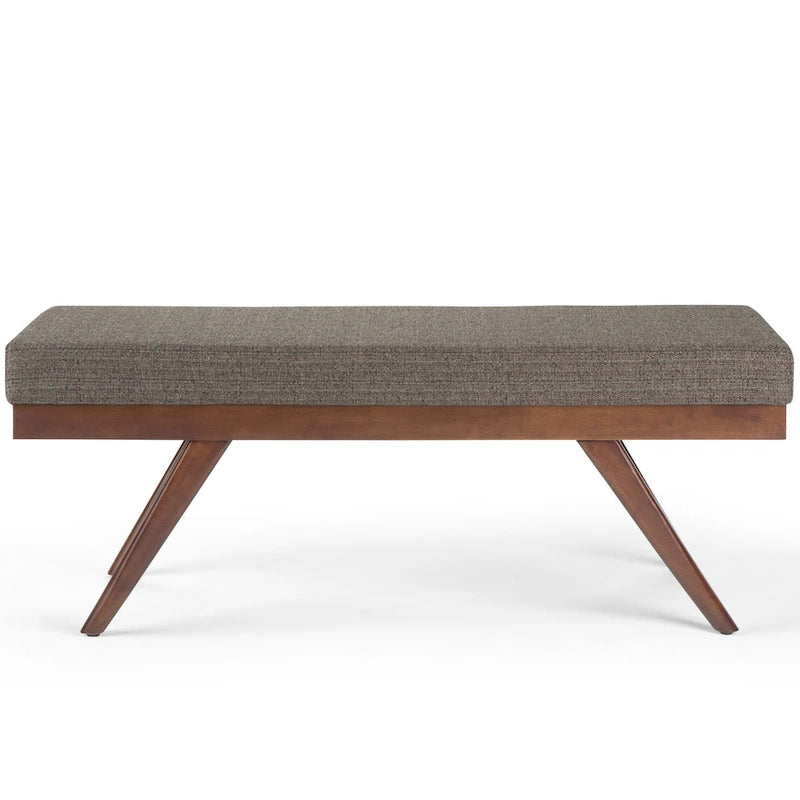 48 inch Wide Mid Century Modern Rectangle Ottoman Bench