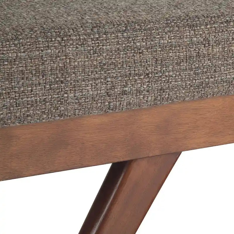 48 inch Wide Mid Century Modern Rectangle Ottoman Bench