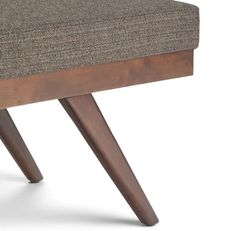 48 inch Wide Mid Century Modern Rectangle Ottoman Bench