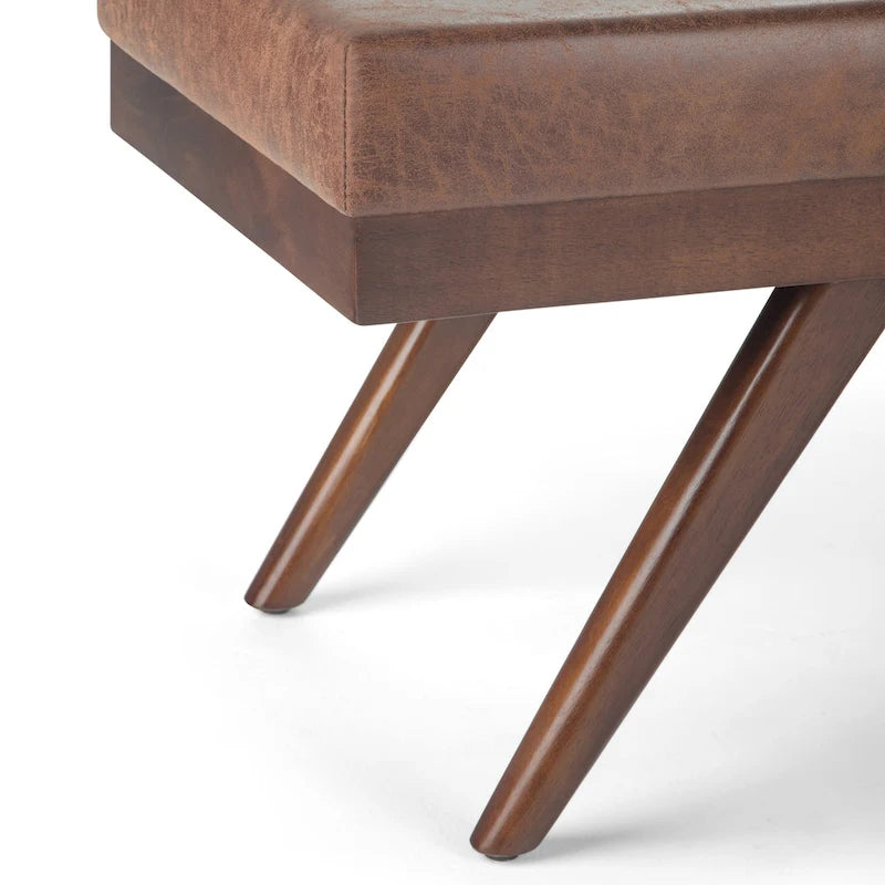 48 inch Wide Mid Century Modern Rectangle Ottoman Bench