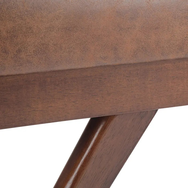 48 inch Wide Mid Century Modern Rectangle Ottoman Bench