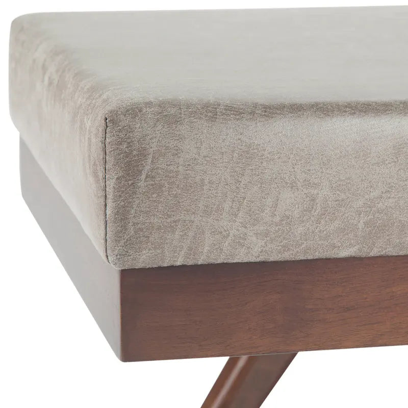 48 inch Wide Mid Century Modern Rectangle Ottoman Bench