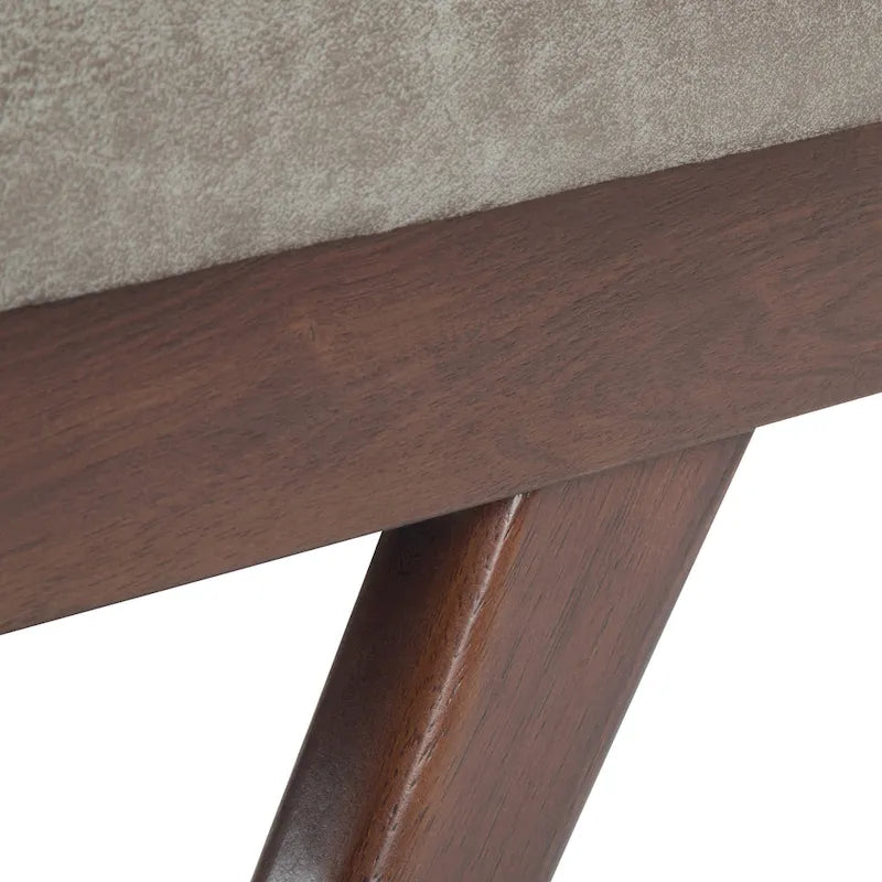 48 inch Wide Mid Century Modern Rectangle Ottoman Bench
