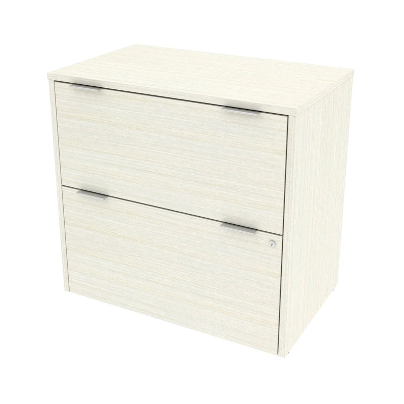 2-Drawer Lateral File Cabinet with Lock and Melamine Finish