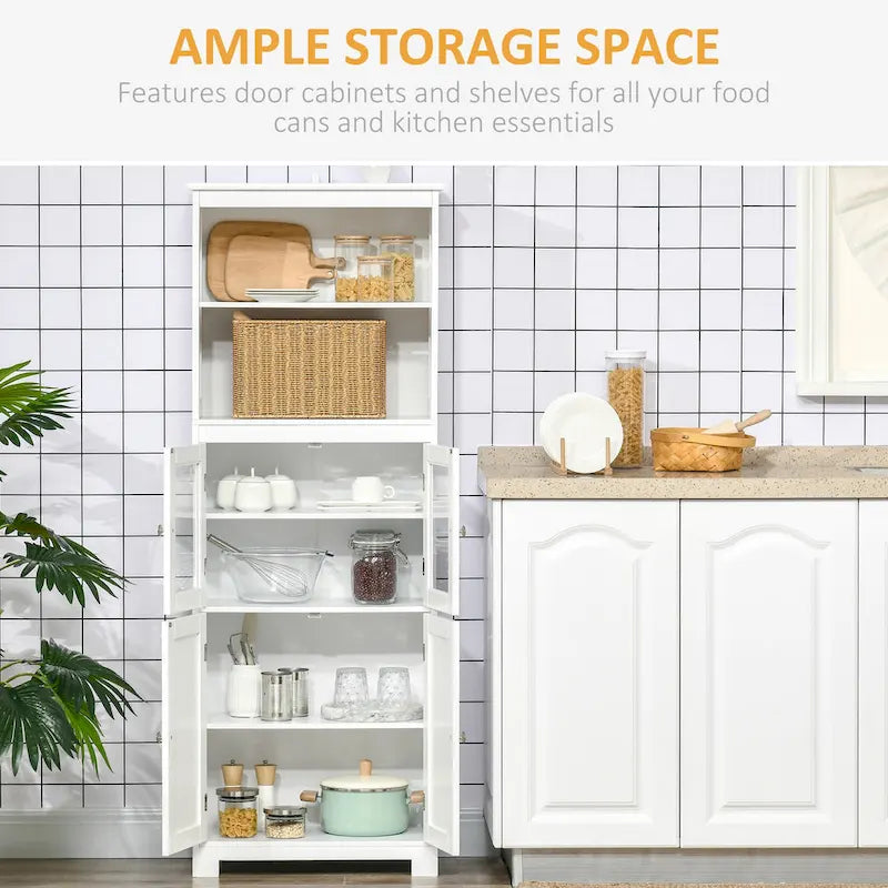 Buffet with Hutch Kitchen Pantry Freestanding Storage Cabinet