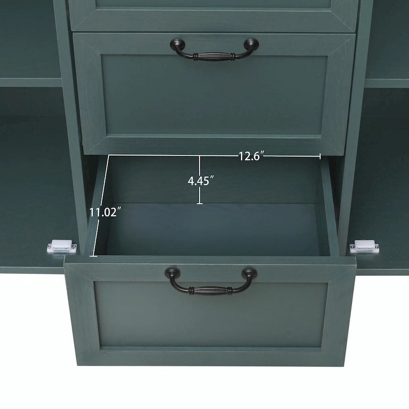 Accent Storage Cabinet with 2 Doors and 3 Drawers