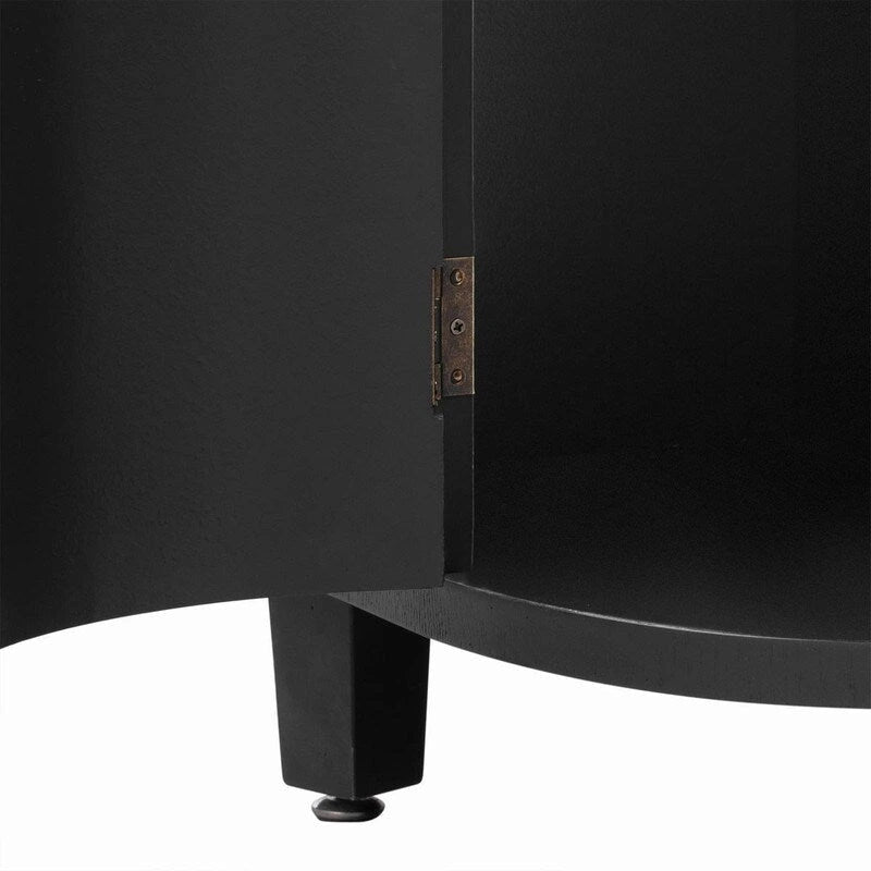 48W Storage Cabinet with Four Doors and Adjustable Shelves