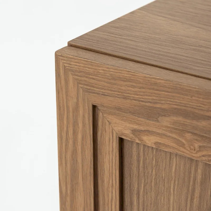 Storage Cabinet with Double Doors and Shelves